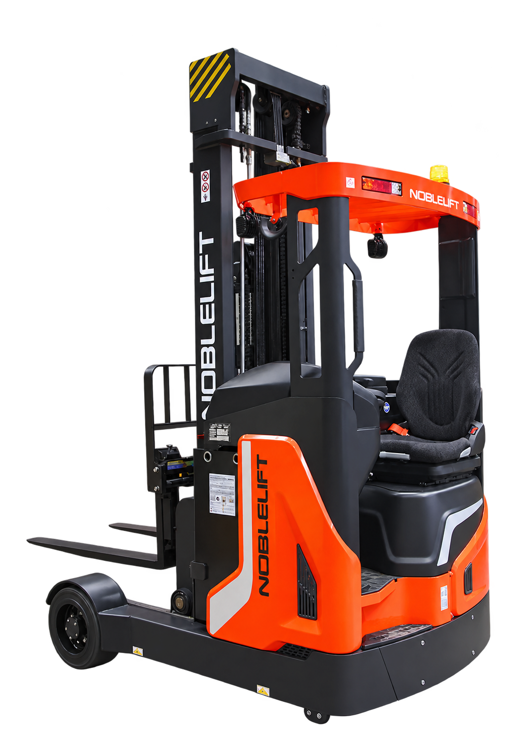 Carrello elevatore retrattile Noblelift con posto guida seduto